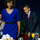 Always the gentleman: President Barack Obama pulls a chair out for first lady Michelle Obama at the National Prayer Breakfast in February 2009.
SAUL LOEB/AFP/Getty Images